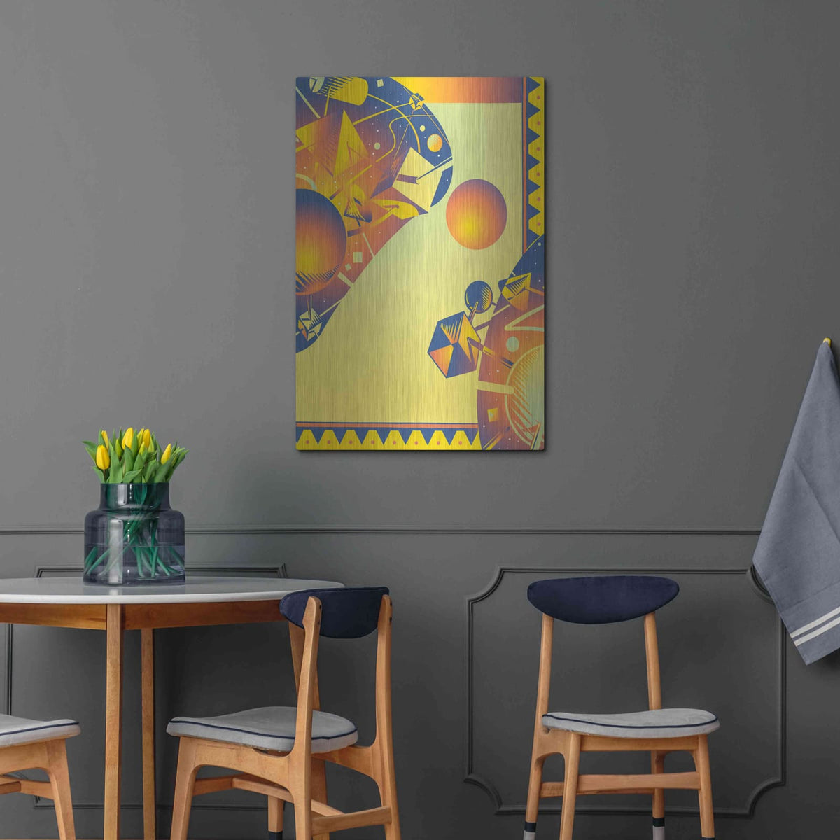 'Cyber Space' by David Chestnutt – Metal Wall Art, 24x36 room view