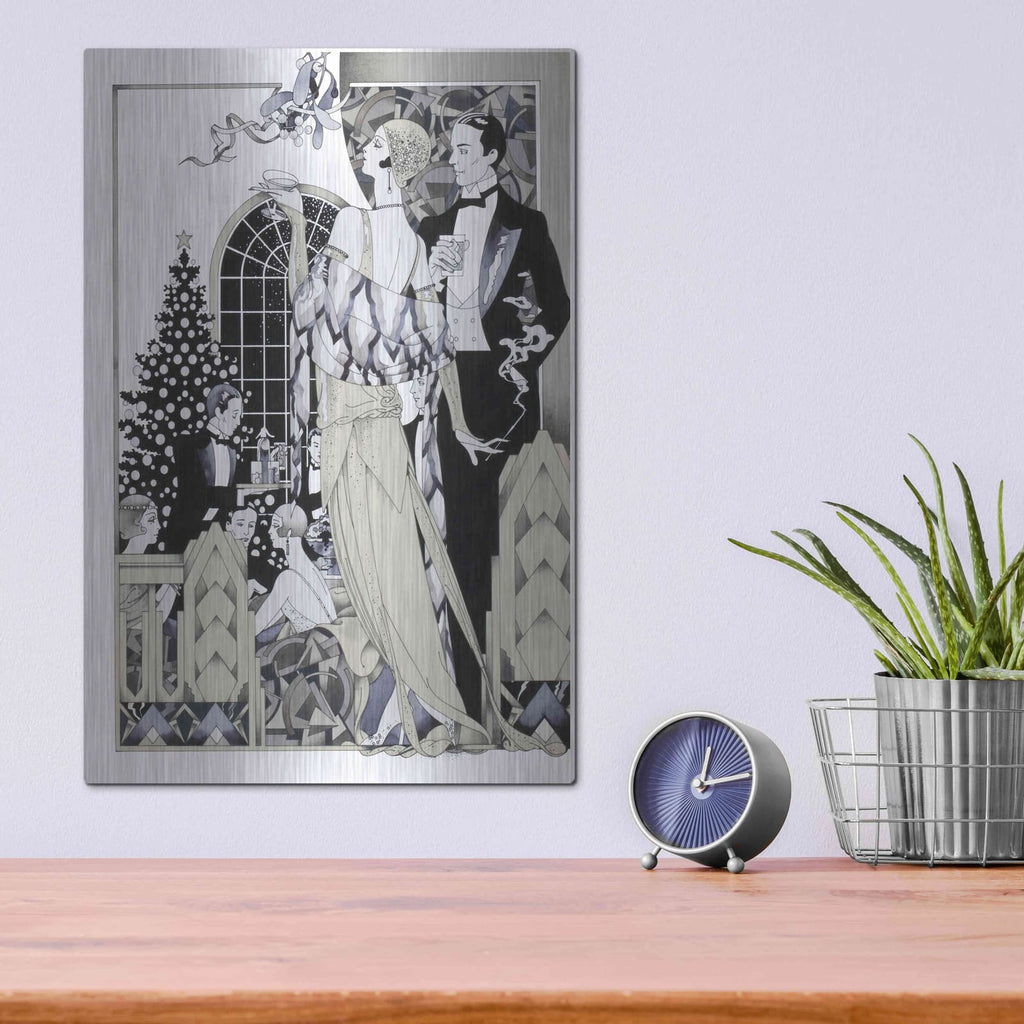 'Deco Christmas' by David Chestnutt – Metal Wall Art, 12x16 room view
