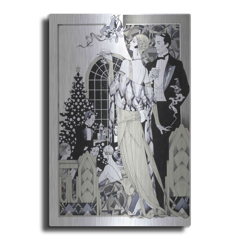 'Deco Christmas' by David Chestnutt – Metal Wall Art
