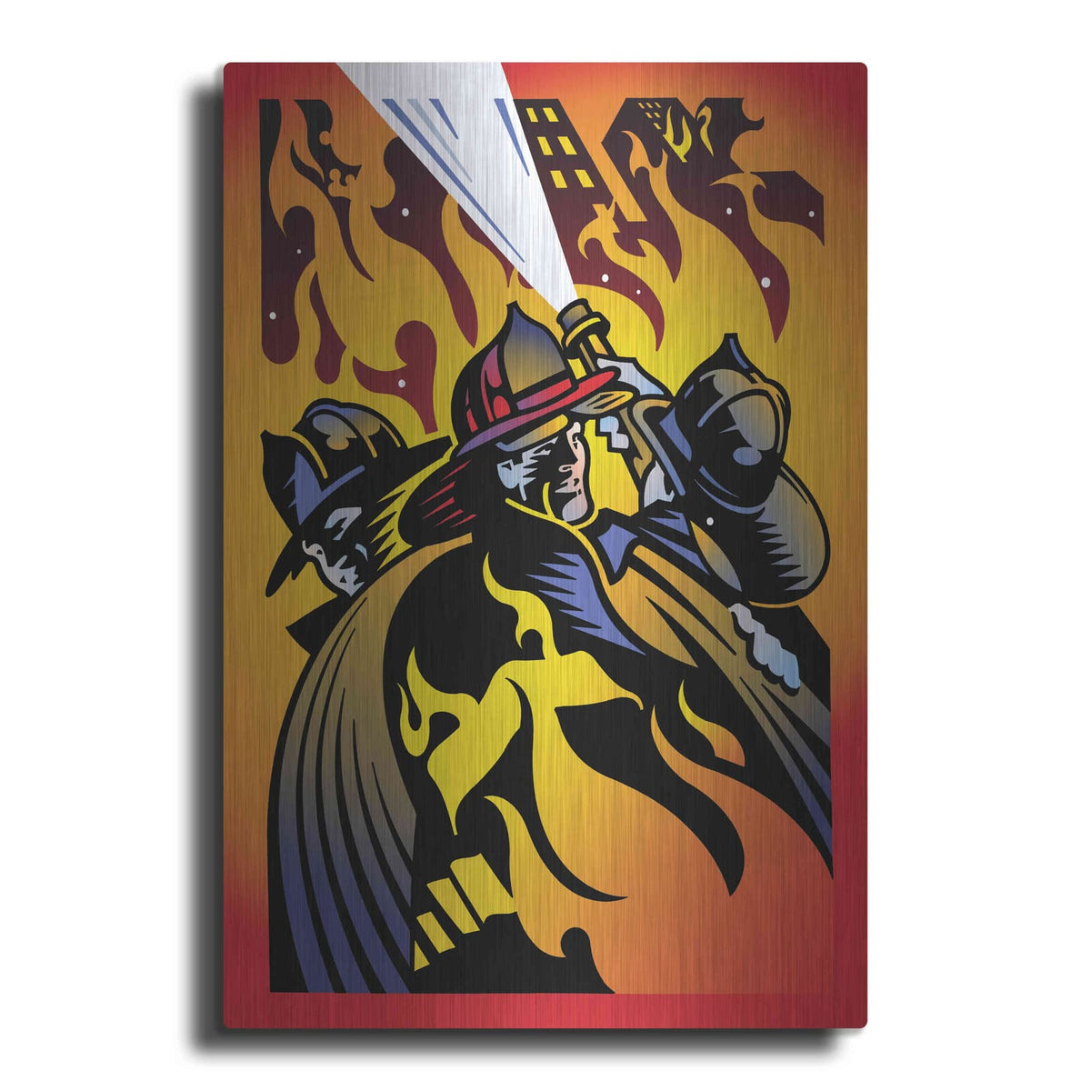 'Firemen' by David Chestnutt – Metal Wall Art