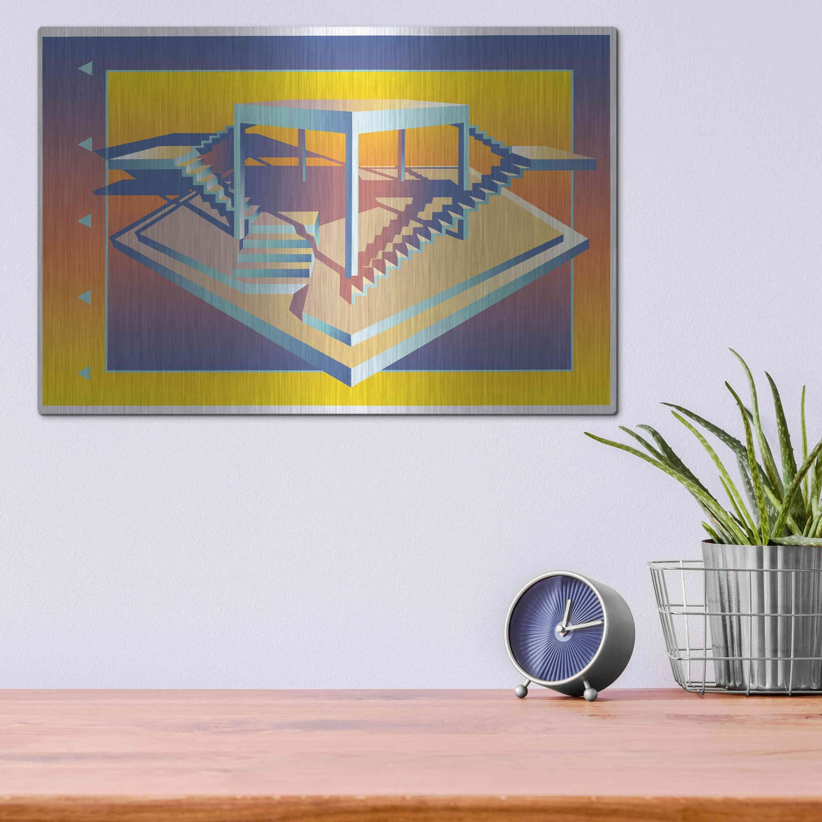 'Life Is But A Stage' by David Chestnutt – Metal Wall Art, 16x12 room view