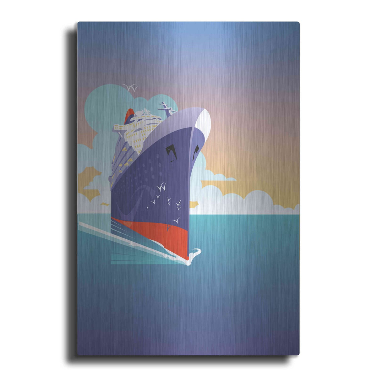 'Liner Blue Skies' by David Chestnutt – Metal Wall Art