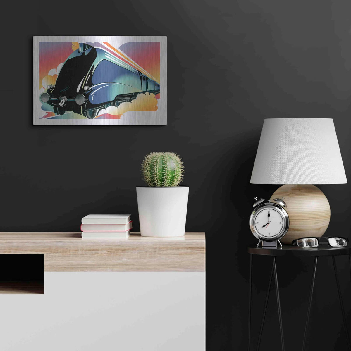 'Mallard' by David Chestnutt – Metal Wall Art, 24x16 room view