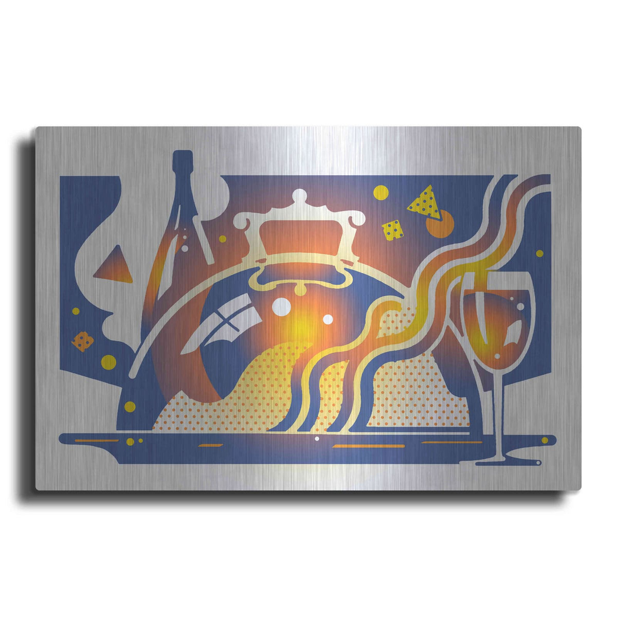 'Restaurant Guide' by David Chestnutt – Metal Wall Art