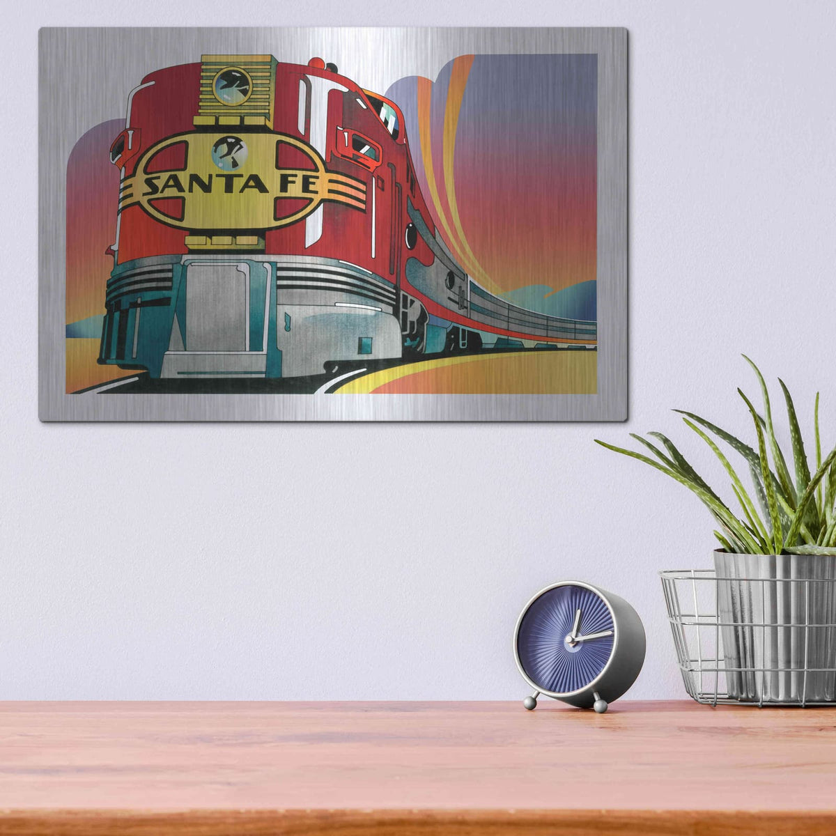'Santa Fe' by David Chestnutt – Metal Wall Art, 16x12 room view