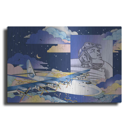 Luxe Metal Art 'Spruce Goose' by David Chestnutt, Metal Wall Art