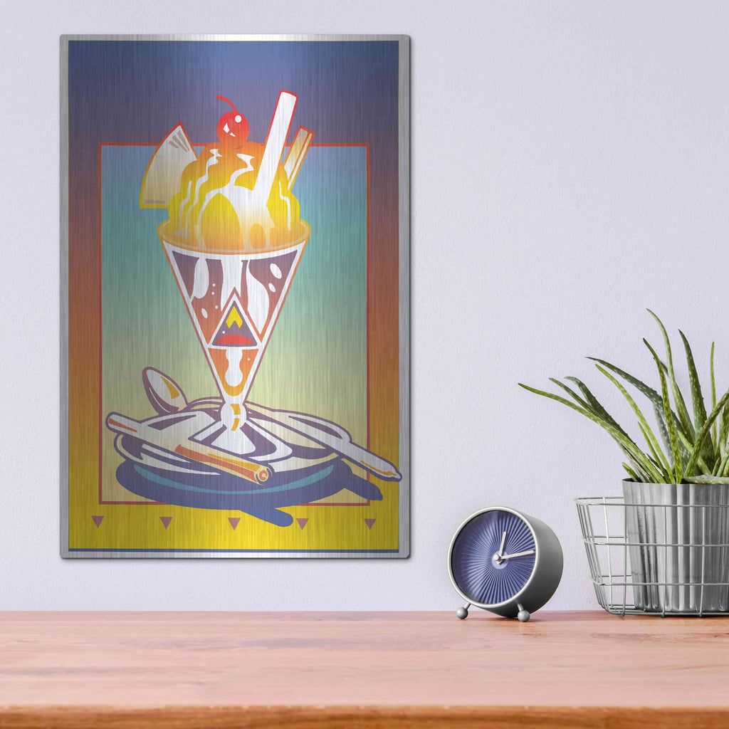 'Sunday Bloody Sundae' by David Chestnutt – Metal Wall Art, 12x16 room view