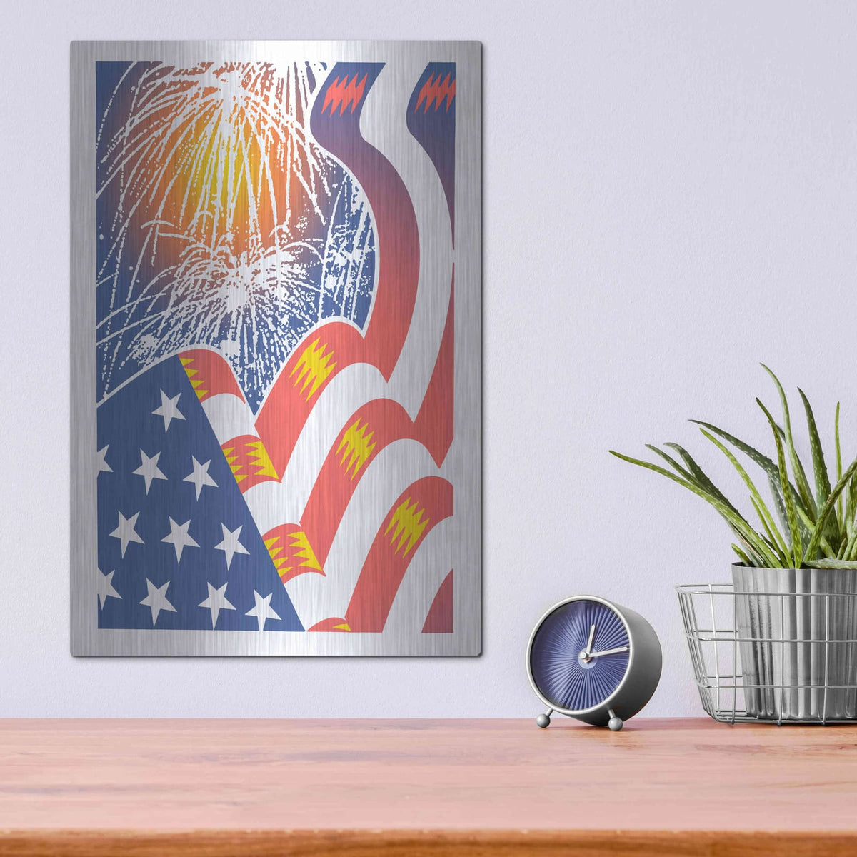 'The Fourth' by David Chestnutt – Metal Wall Art, 12x16 room view