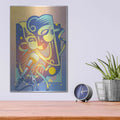 'The Happy Microphone' by David Chestnutt – Metal Wall Art, 12x16 room view