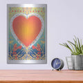 'Valentine Heart' by David Chestnutt – Metal Wall Art, 12x16 room view
