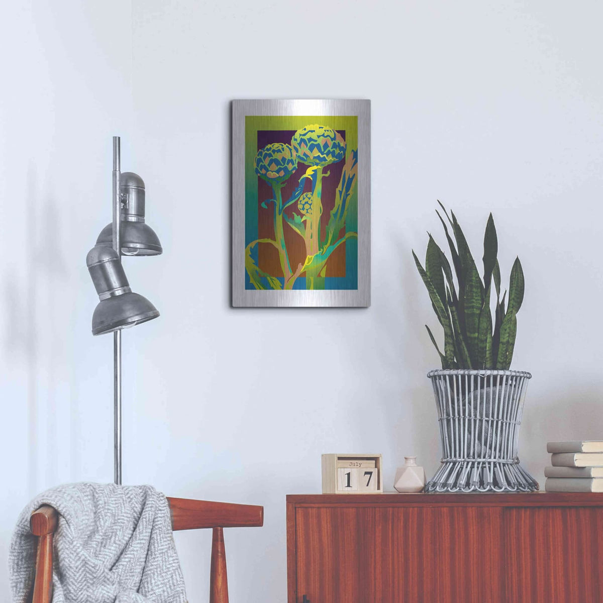 'Artichoke' by David Chestnutt – Metal Wall Art, 16x24 room view