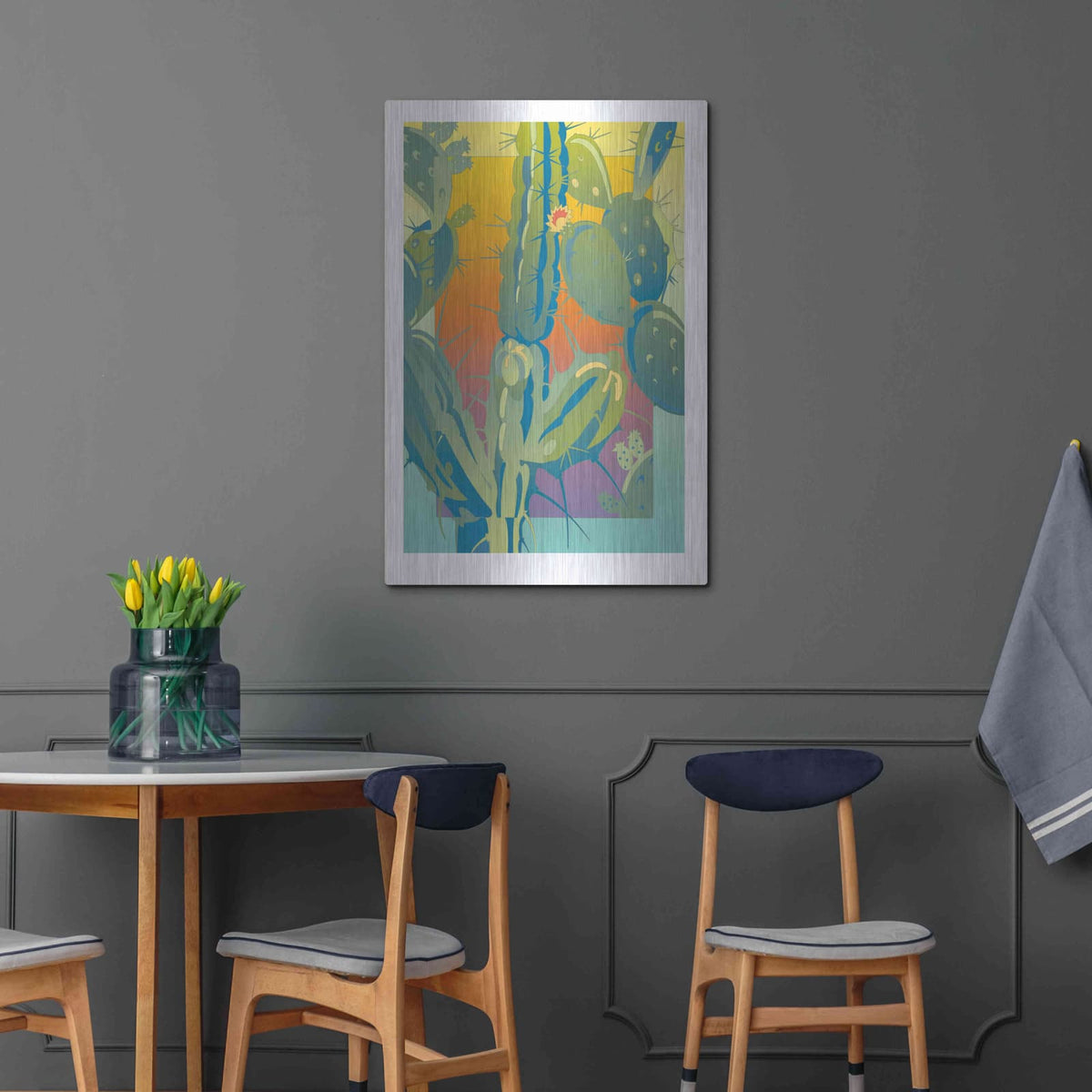 'Cactus' by David Chestnutt – Metal Wall Art, 24x36 room view