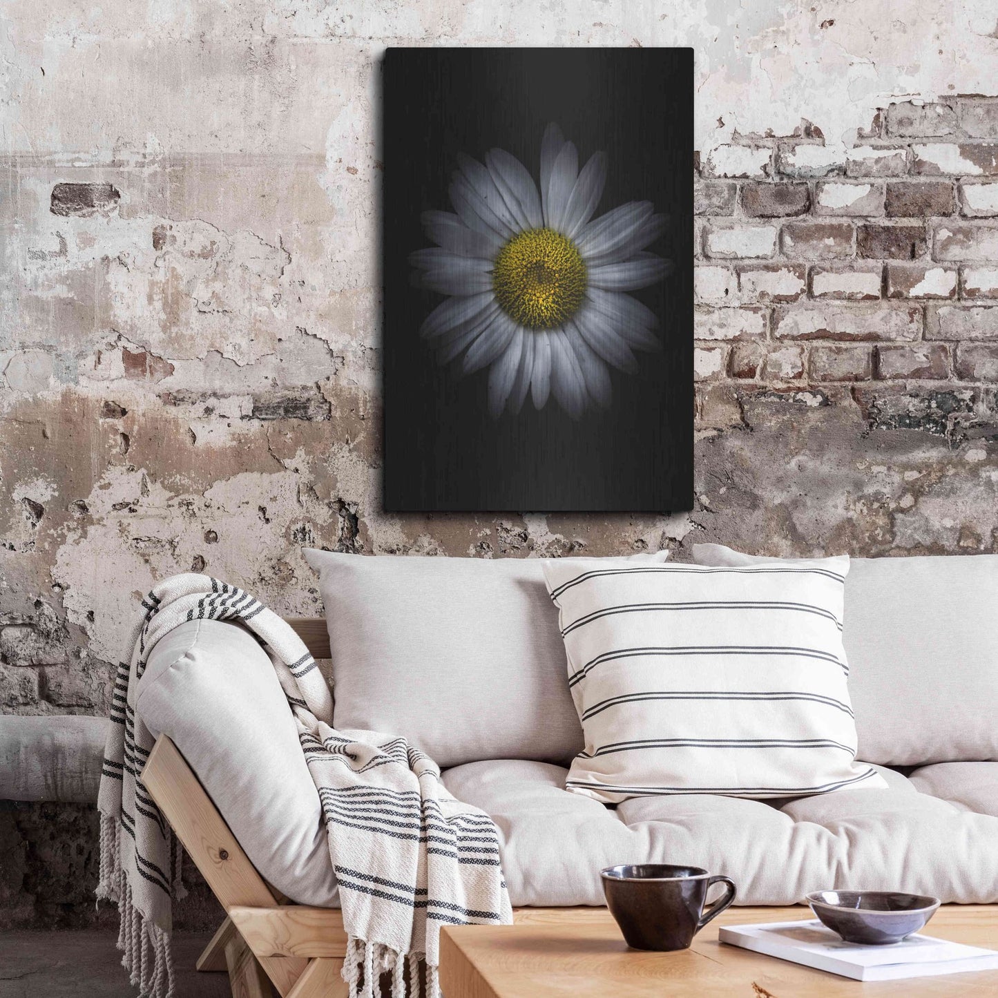 Luxe Metal Art 'Backyard Flowers 13 Color Version' by Brian Carson, Metal Wall Art,24x36