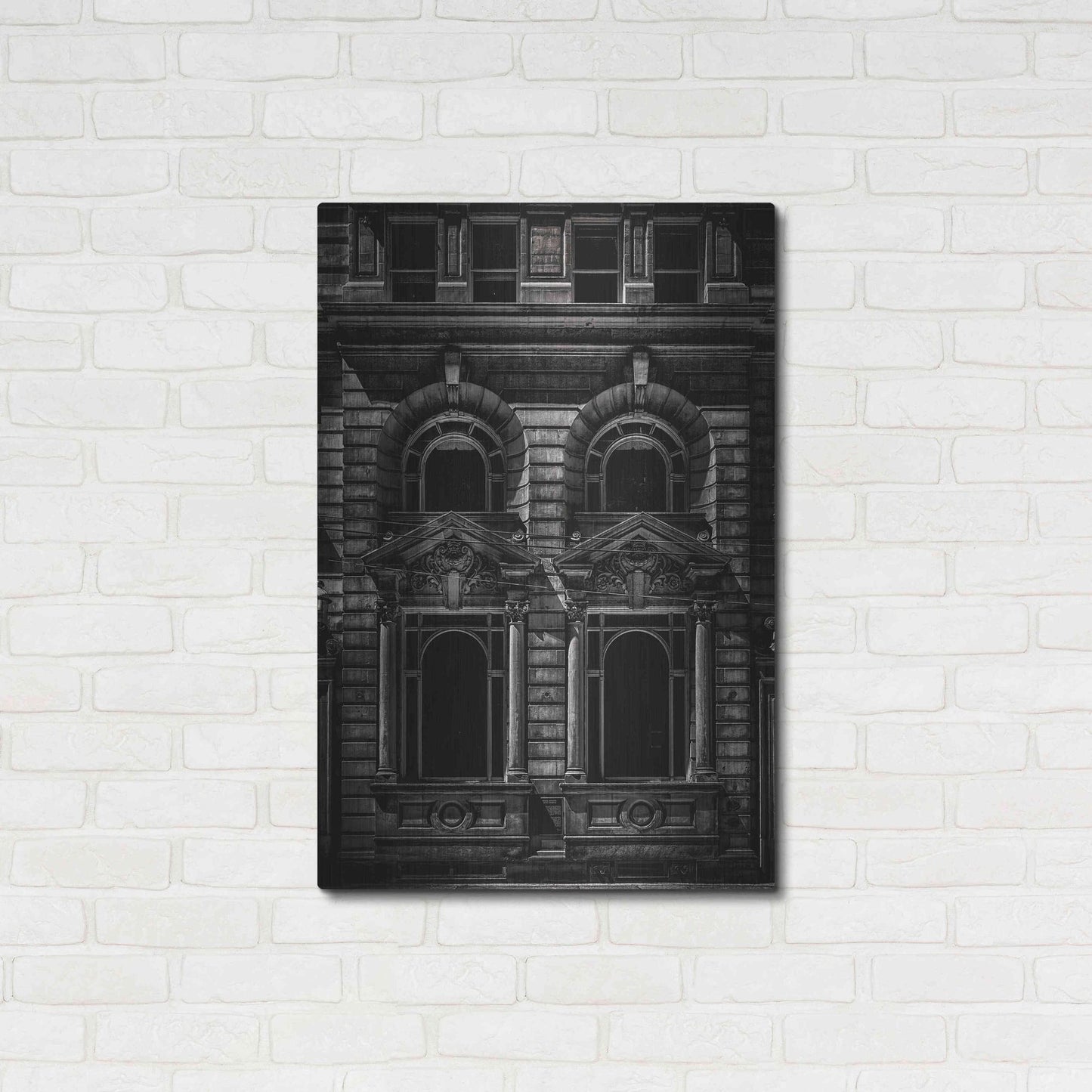 Luxe Metal Art 'Birkbeck Building No 2' by Brian Carson, Metal Wall Art,24x36