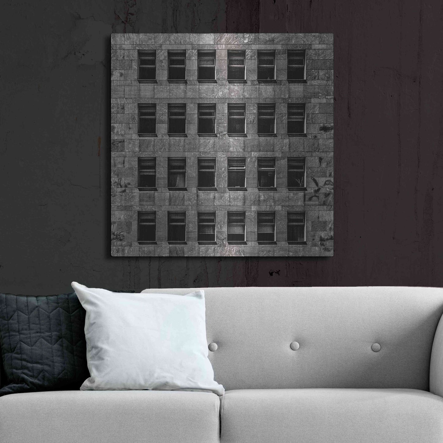 Luxe Metal Art 'Geometry No 12' by Brian Carson, Metal Wall Art,36x36