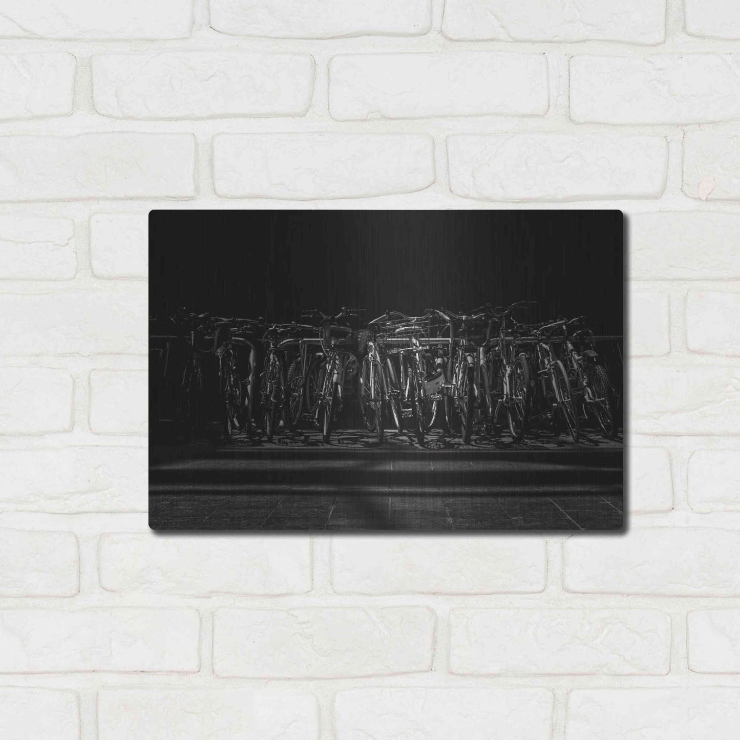 Luxe Metal Art 'Morning Commute No 1' by Brian Carson, Metal Wall Art,16x12