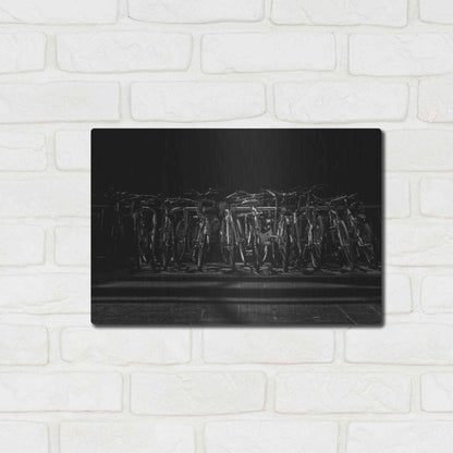 Luxe Metal Art 'Morning Commute No 1' by Brian Carson, Metal Wall Art,16x12