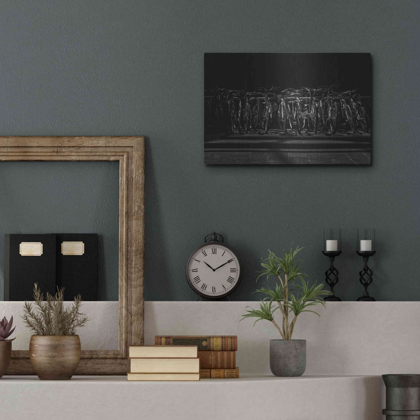 Luxe Metal Art 'Morning Commute No 1' by Brian Carson, Metal Wall Art,16x12