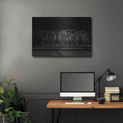 Luxe Metal Art 'Morning Commute No 1' by Brian Carson, Metal Wall Art,36x24