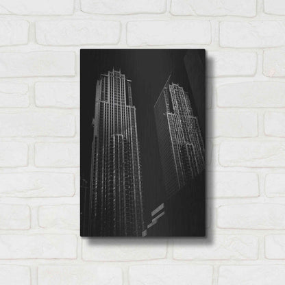 Luxe Metal Art 'No 763 Bay St 1' by Brian Carson, Metal Wall Art,12x16