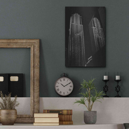 Luxe Metal Art 'No 763 Bay St 1' by Brian Carson, Metal Wall Art,12x16