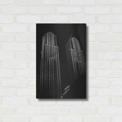 Luxe Metal Art 'No 763 Bay St 1' by Brian Carson, Metal Wall Art,16x24