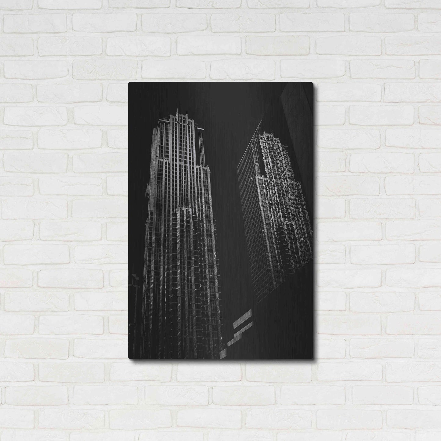 Luxe Metal Art 'No 763 Bay St 1' by Brian Carson, Metal Wall Art,24x36