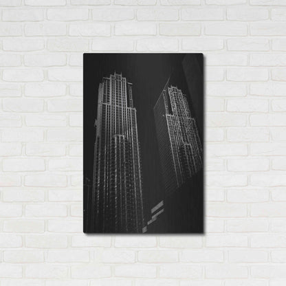 Luxe Metal Art 'No 763 Bay St 1' by Brian Carson, Metal Wall Art,24x36