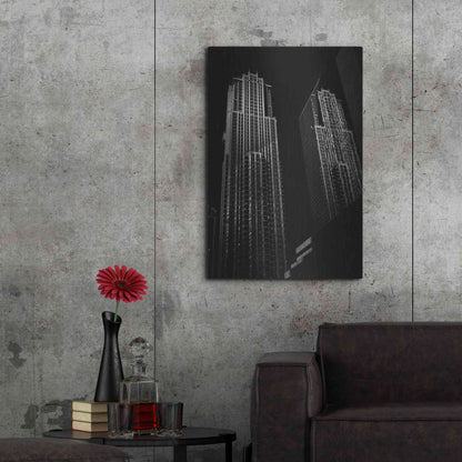 Luxe Metal Art 'No 763 Bay St 1' by Brian Carson, Metal Wall Art,24x36