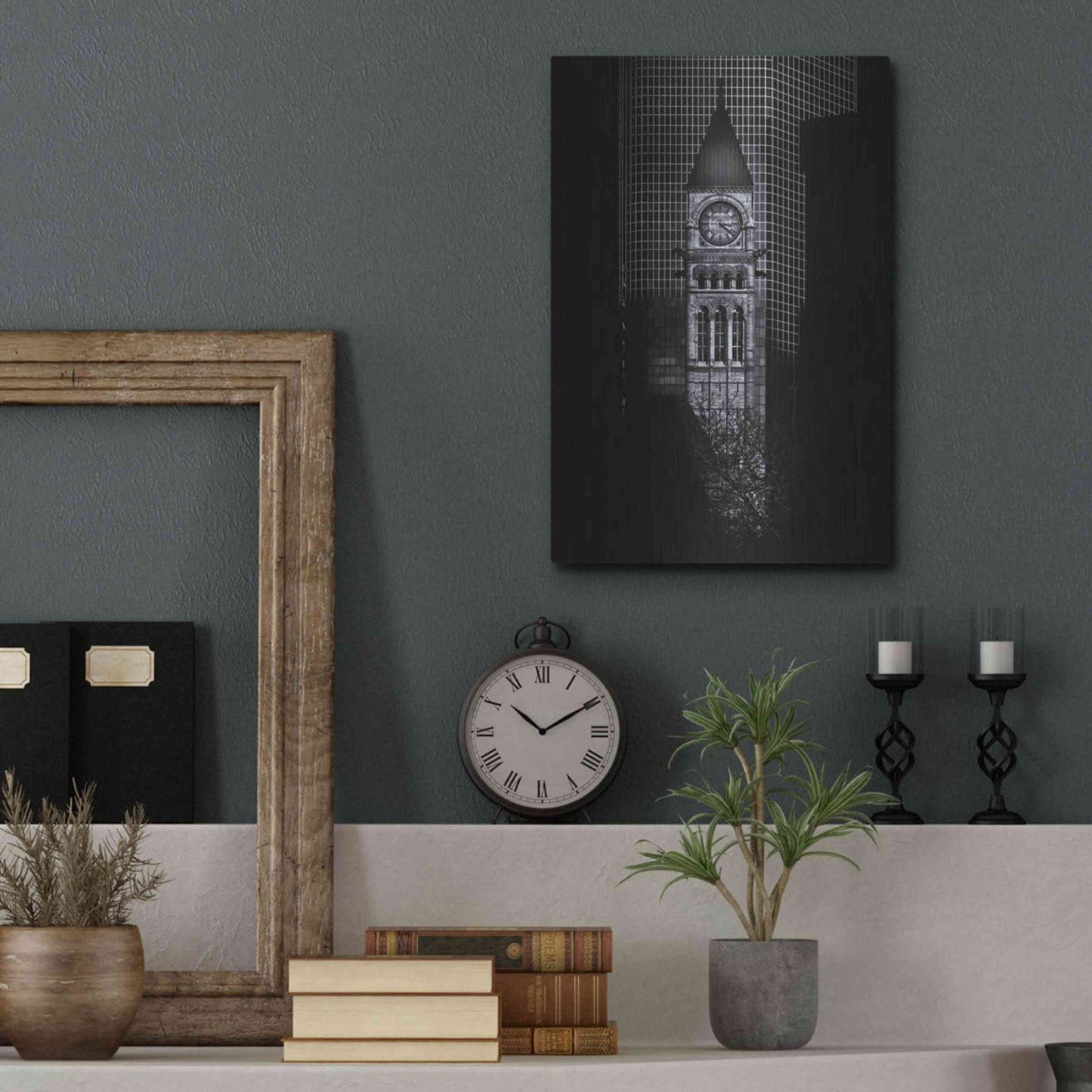 Luxe Metal Art 'Old City Hall Toronto Canada No 1' by Brian Carson, Metal Wall Art,12x16