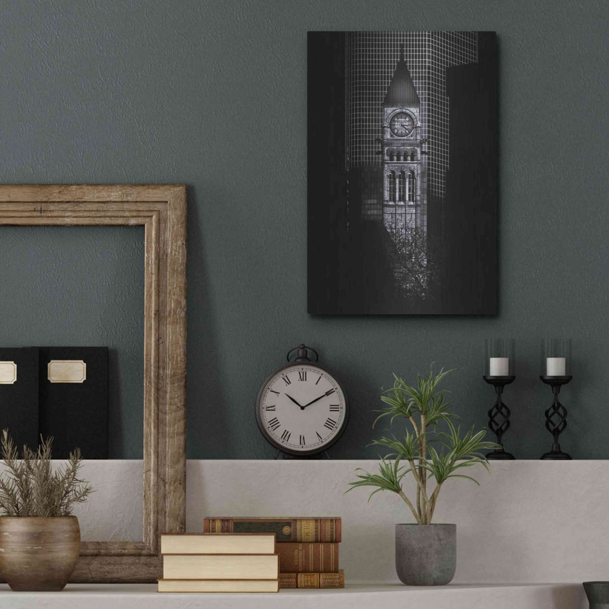 Luxe Metal Art 'Old City Hall Toronto Canada No 1' by Brian Carson, Metal Wall Art,12x16