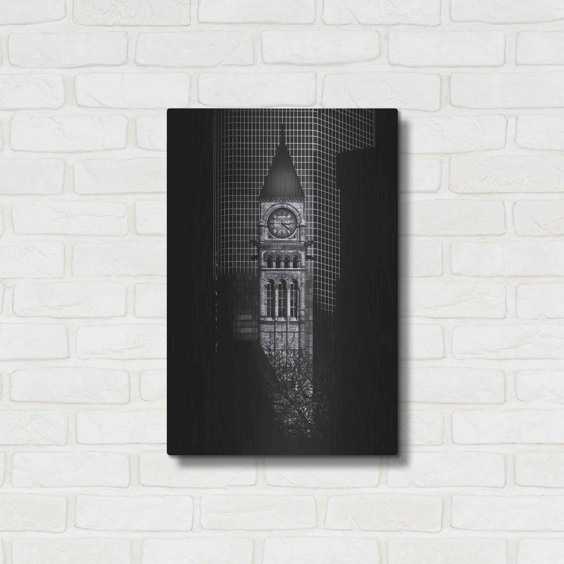 Luxe Metal Art 'Old City Hall Toronto Canada No 1' by Brian Carson, Metal Wall Art,16x24