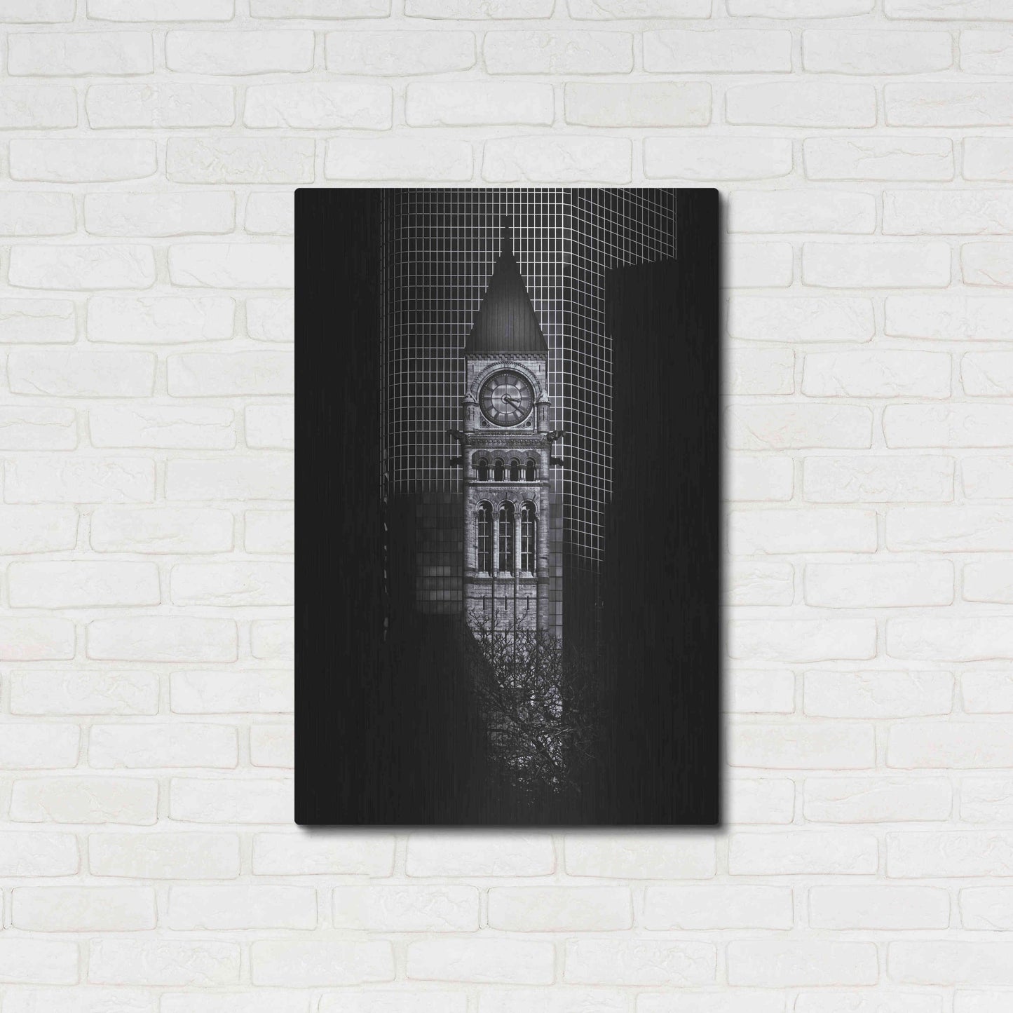Luxe Metal Art 'Old City Hall Toronto Canada No 1' by Brian Carson, Metal Wall Art,24x36