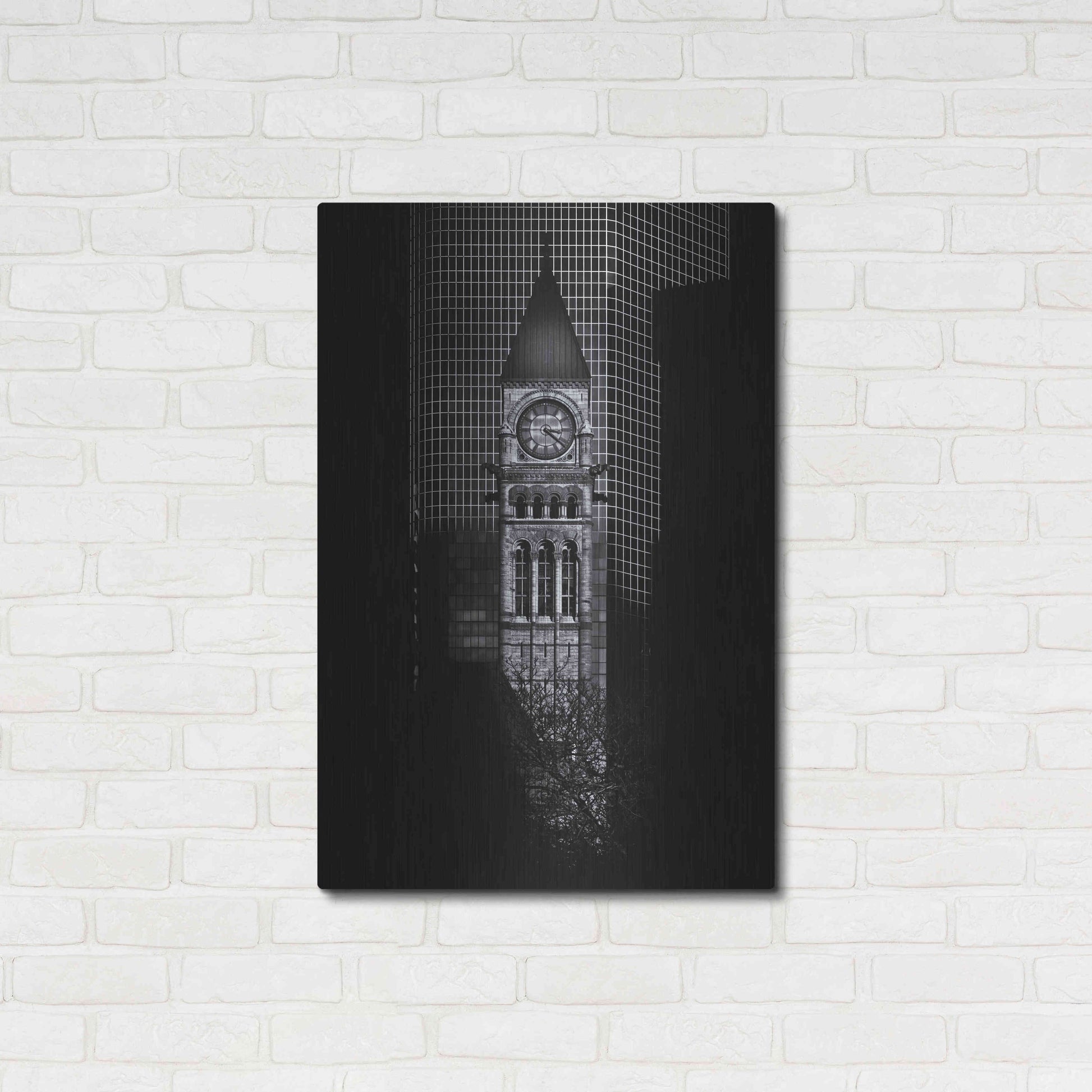 Luxe Metal Art 'Old City Hall Toronto Canada No 1' by Brian Carson, Metal Wall Art,24x36