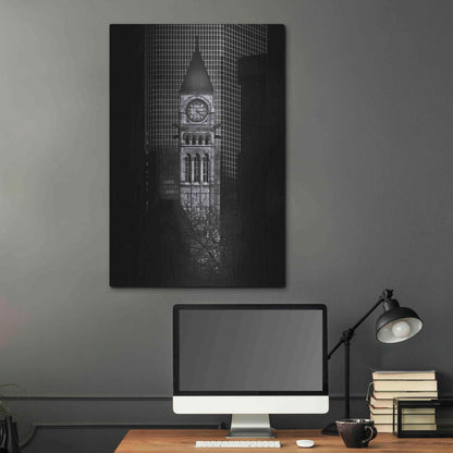 Luxe Metal Art 'Old City Hall Toronto Canada No 1' by Brian Carson, Metal Wall Art,24x36