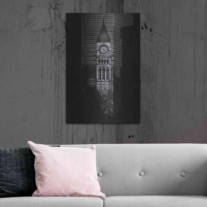 Luxe Metal Art 'Old City Hall Toronto Canada No 1' by Brian Carson, Metal Wall Art,24x36
