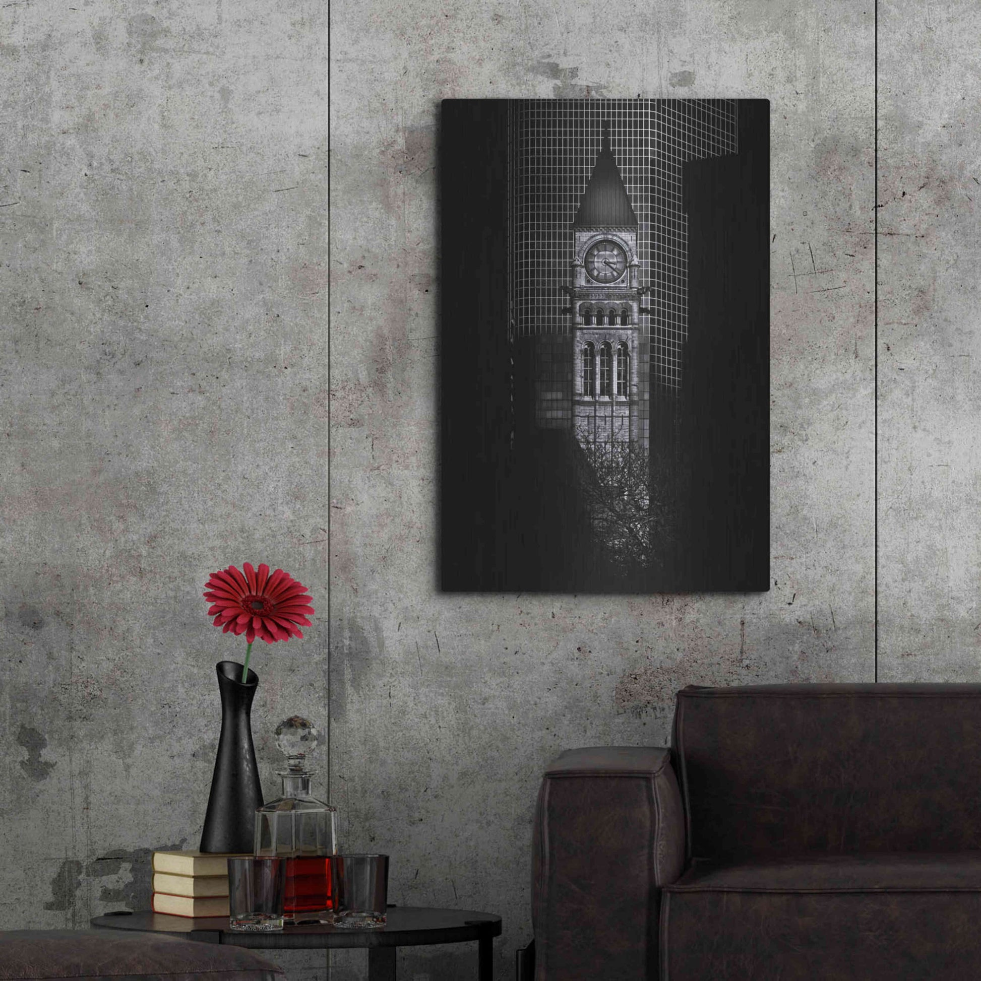 Luxe Metal Art 'Old City Hall Toronto Canada No 1' by Brian Carson, Metal Wall Art,24x36