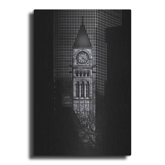 Luxe Metal Art 'Old City Hall Toronto Canada No 1' by Brian Carson, Metal Wall Art