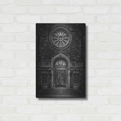 Luxe Metal Art 'Our Lady of Sorrows' by Brian Carson, Metal Wall Art,16x24