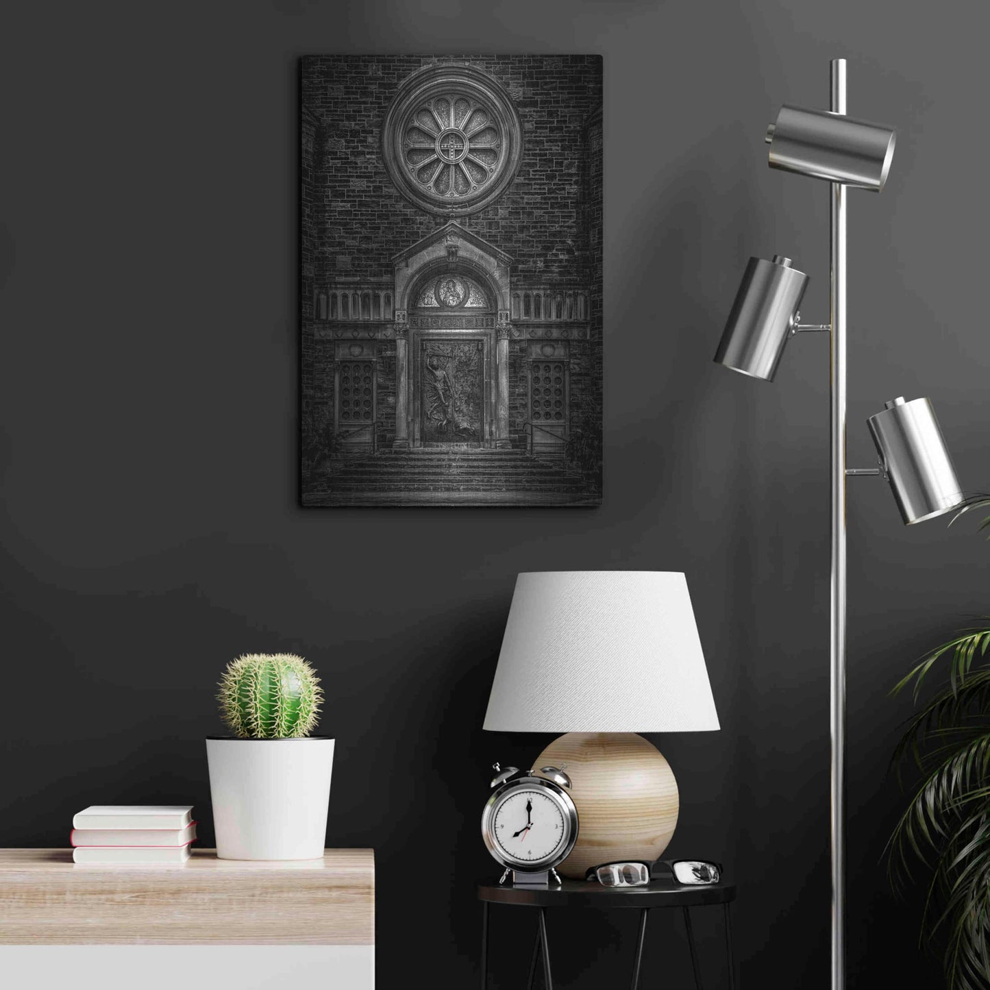 Luxe Metal Art 'Our Lady of Sorrows' by Brian Carson, Metal Wall Art,16x24