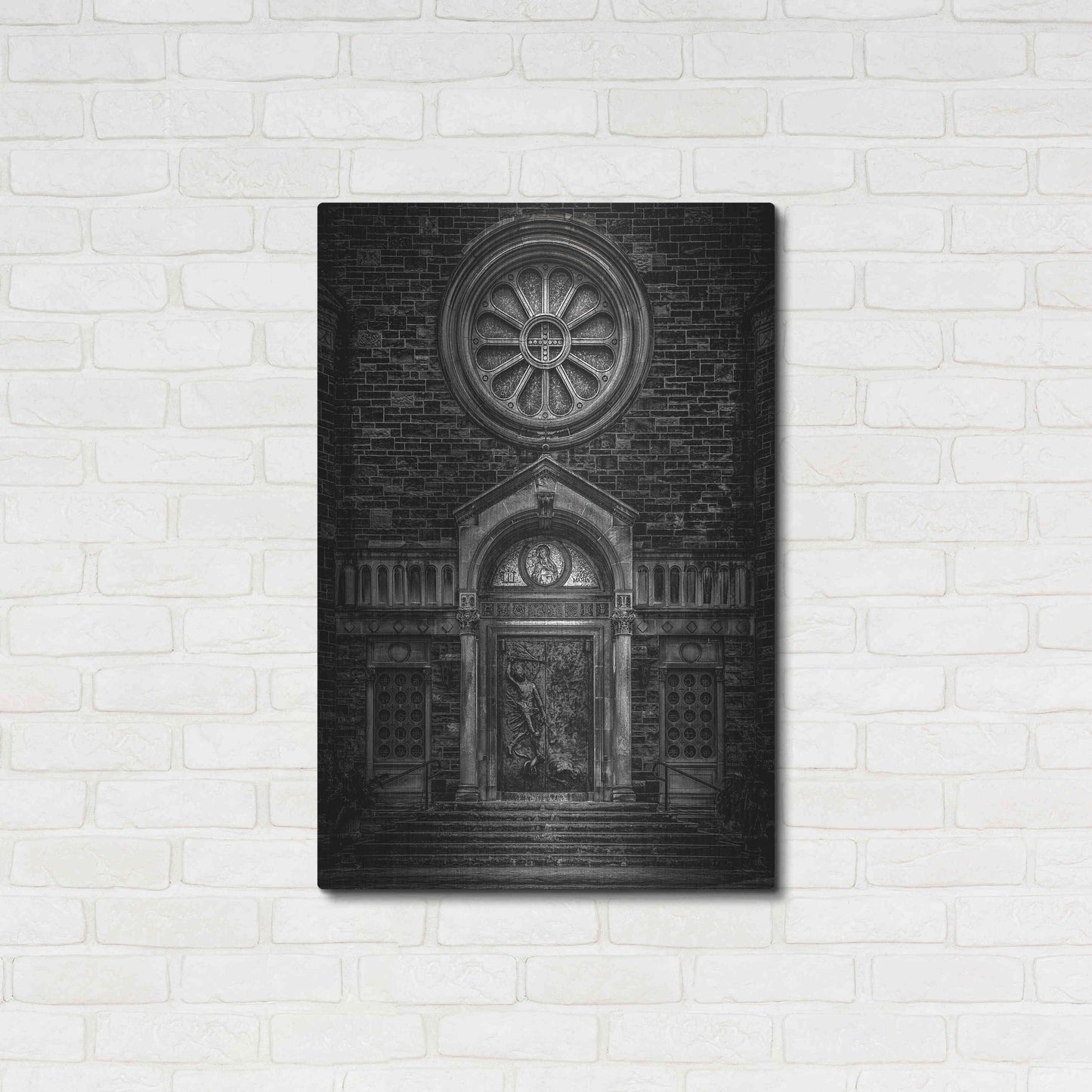 Luxe Metal Art 'Our Lady of Sorrows' by Brian Carson, Metal Wall Art,24x36