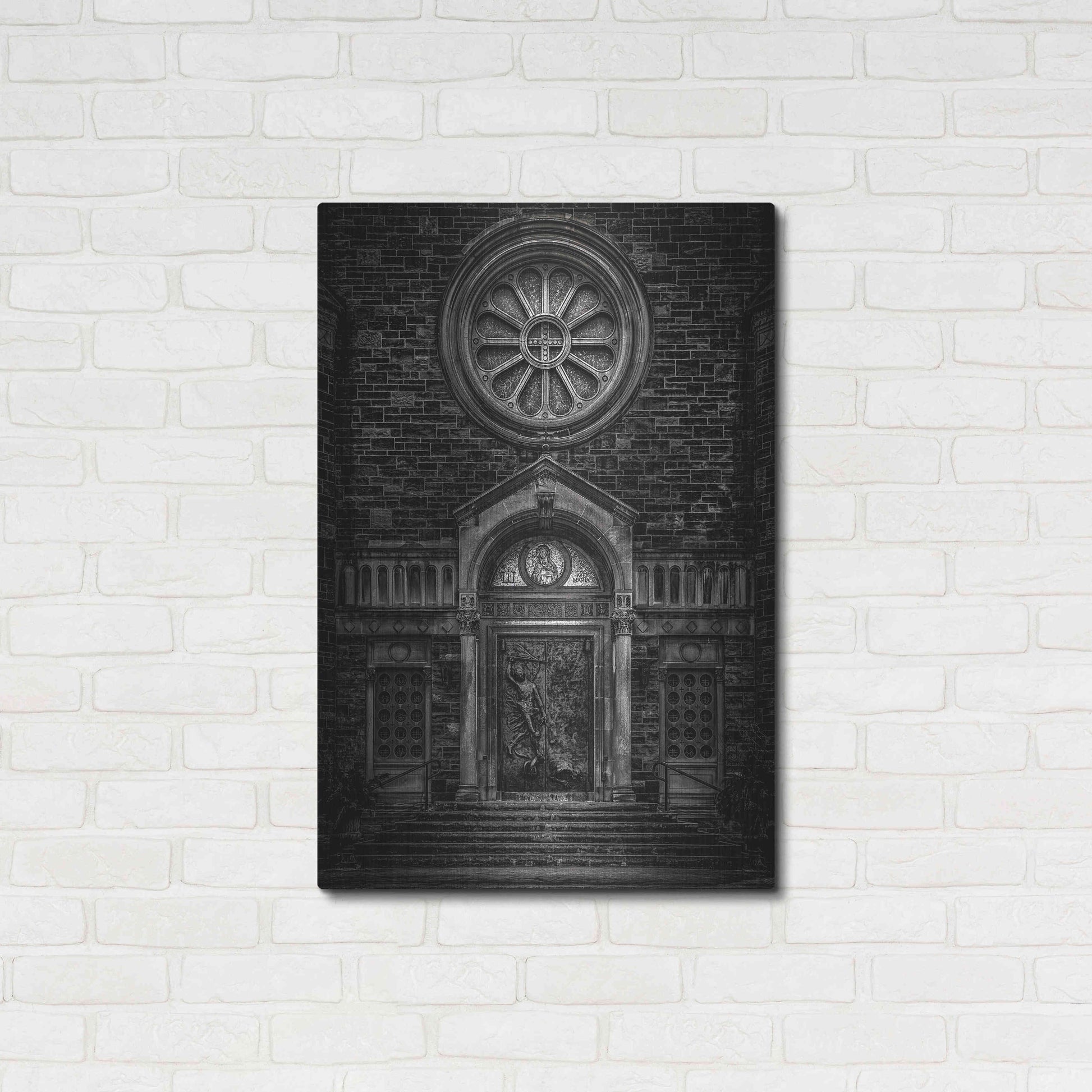 Luxe Metal Art 'Our Lady of Sorrows' by Brian Carson, Metal Wall Art,24x36