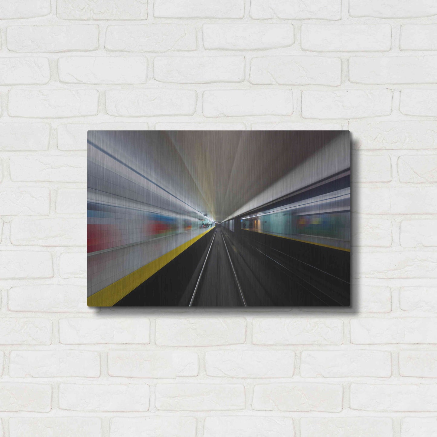 Luxe Metal Art 'Speed No 2' by Brian Carson, Metal Wall Art,24x16