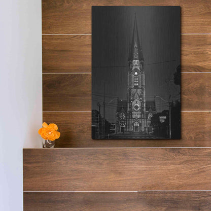 Luxe Metal Art 'St. Mary's Church No 1' by Brian Carson, Metal Wall Art,12x16