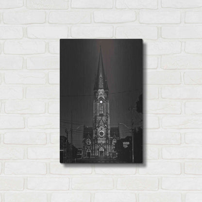 Luxe Metal Art 'St. Mary's Church No 1' by Brian Carson, Metal Wall Art,16x24
