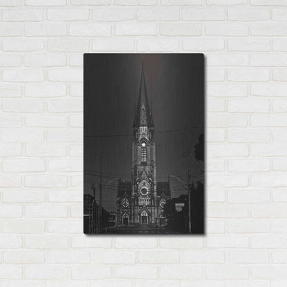 Luxe Metal Art 'St. Mary's Church No 1' by Brian Carson, Metal Wall Art,24x36