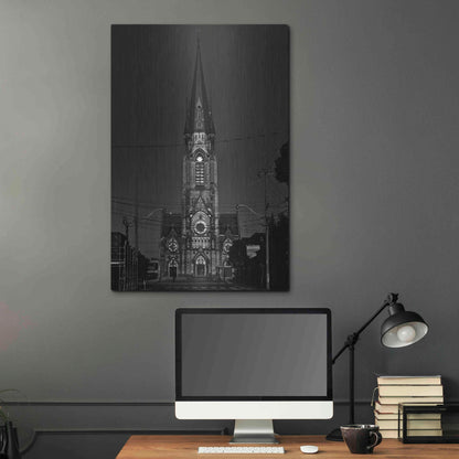 Luxe Metal Art 'St. Mary's Church No 1' by Brian Carson, Metal Wall Art,24x36