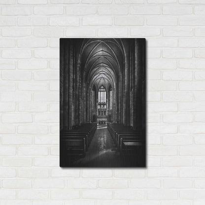 Luxe Metal Art 'Trinity College Chapel' by Brian Carson, Metal Wall Art,24x36