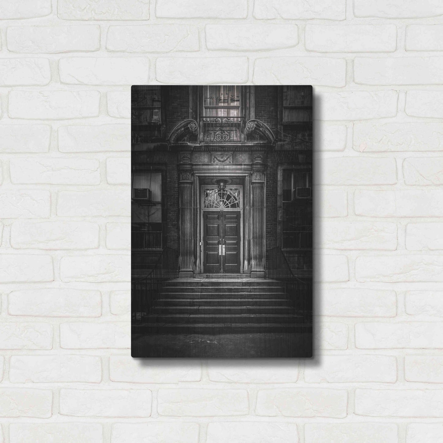 Luxe Metal Art 'University Of Toronto FitzGerald Building No 2' by Brian Carson, Metal Wall Art,16x24