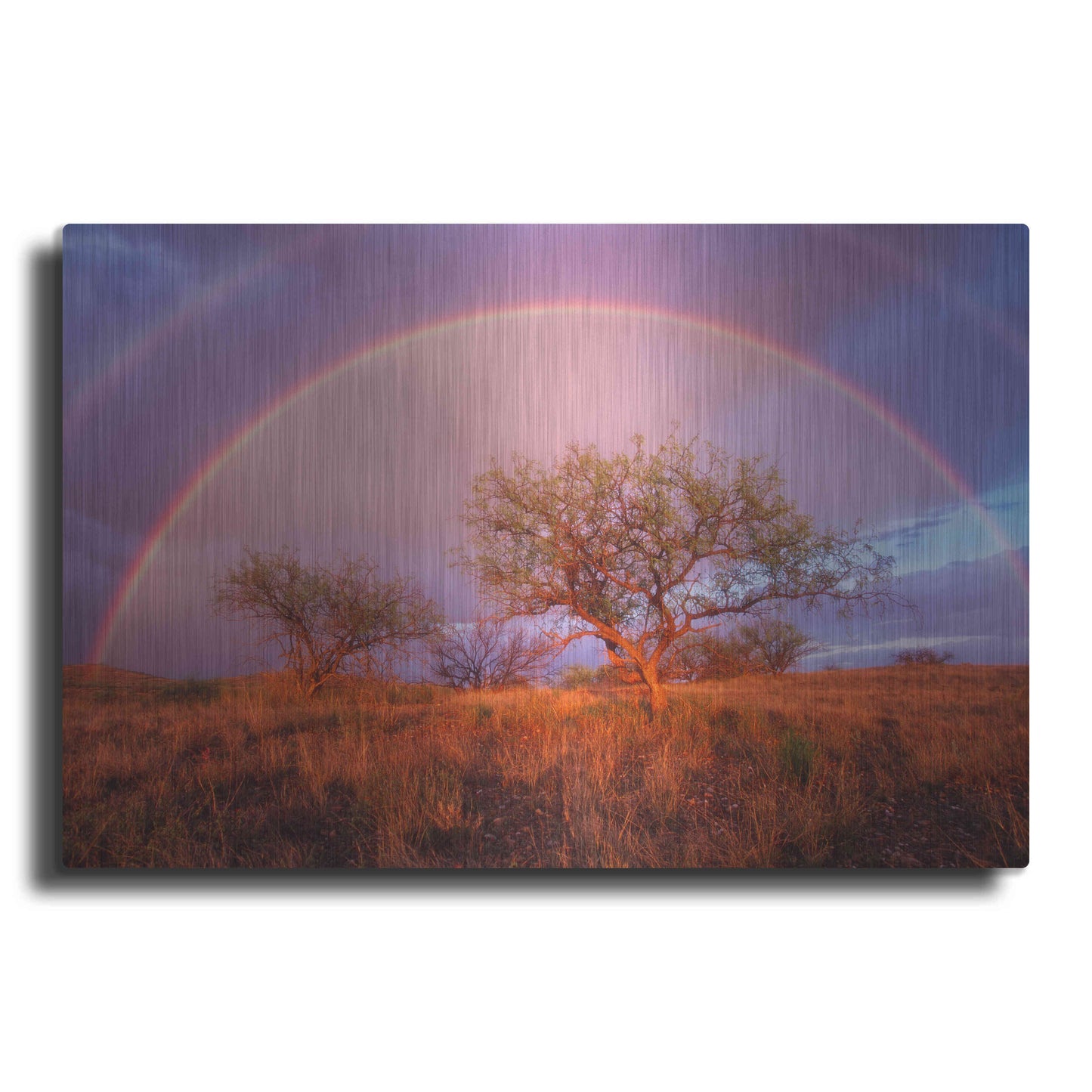 Luxe Metal Art 'Arizona Rainbow' by Thomas Haney, Metal Wall Art